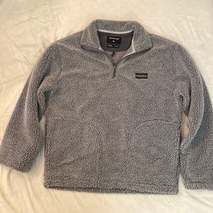 Quicksilver Grey Quarter Zip Men’s Small